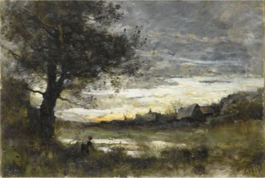 Erinnerung an die Normandie, Sonnenuntergang